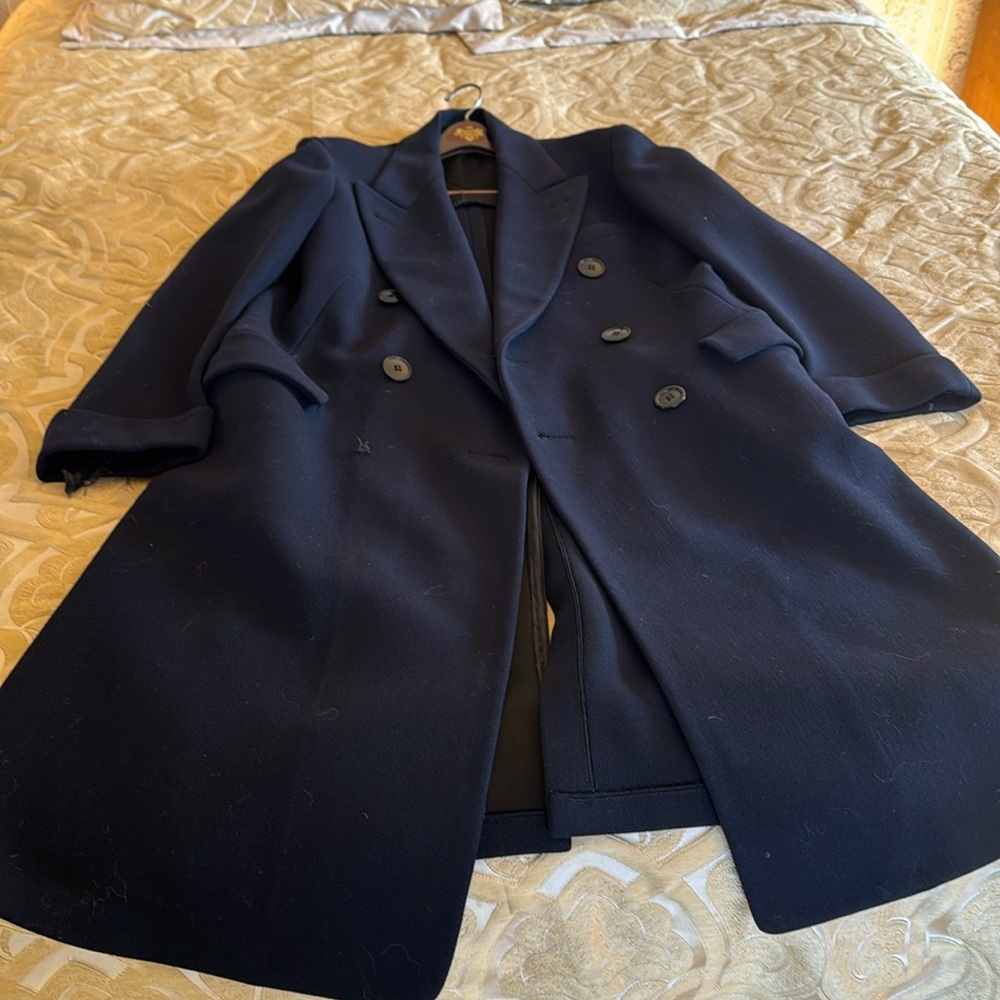 Vintage Dbl Breasted wool Coat